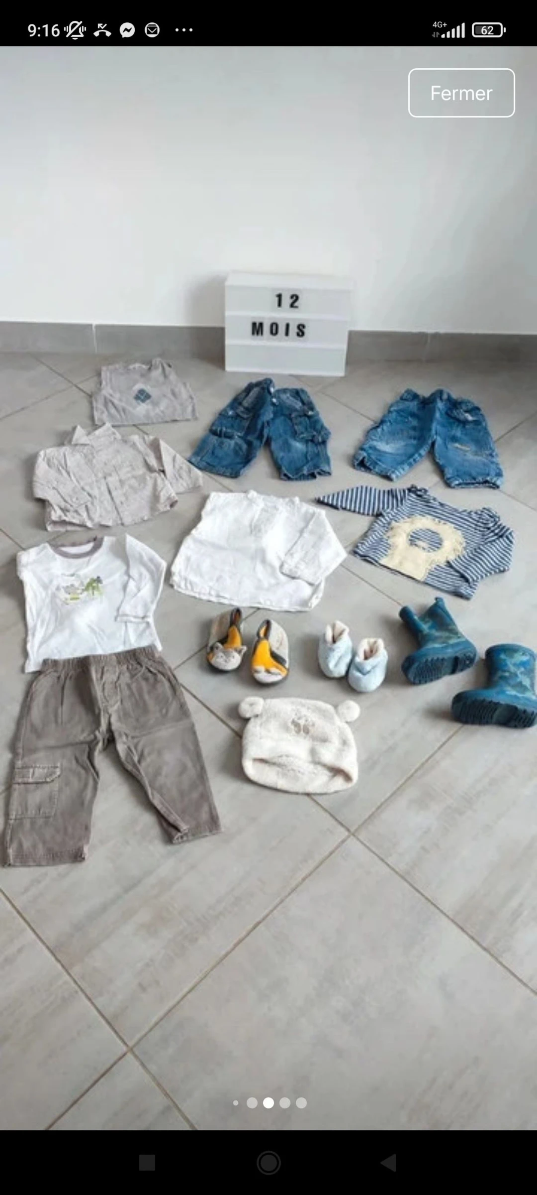 Lot de vêtements garçon 12 mois 